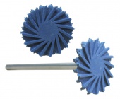 Резинка силиконовая EVE TWIST ЕТ-Н517 лепестковая с держателем (синяя очень грубая), шт