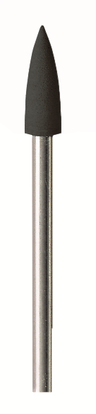 Резинка силиконовая EVE H2m с держателем (черная средняя) конус, 4,5*12 мм, шт