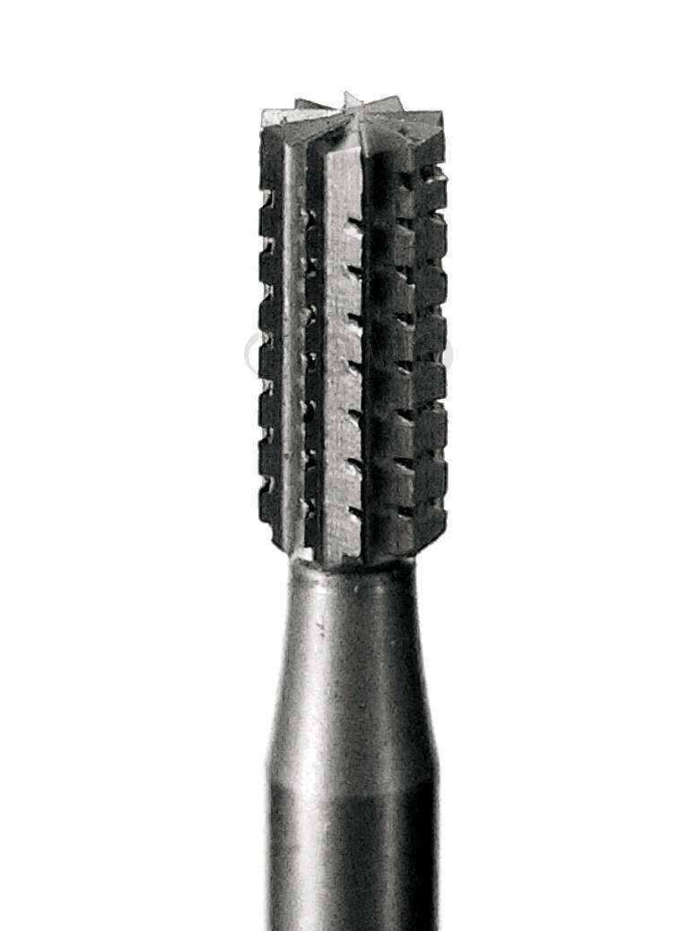 Бор цилиндр (прямая зубчатая насечка) SUPER Q 34 0,9 мм