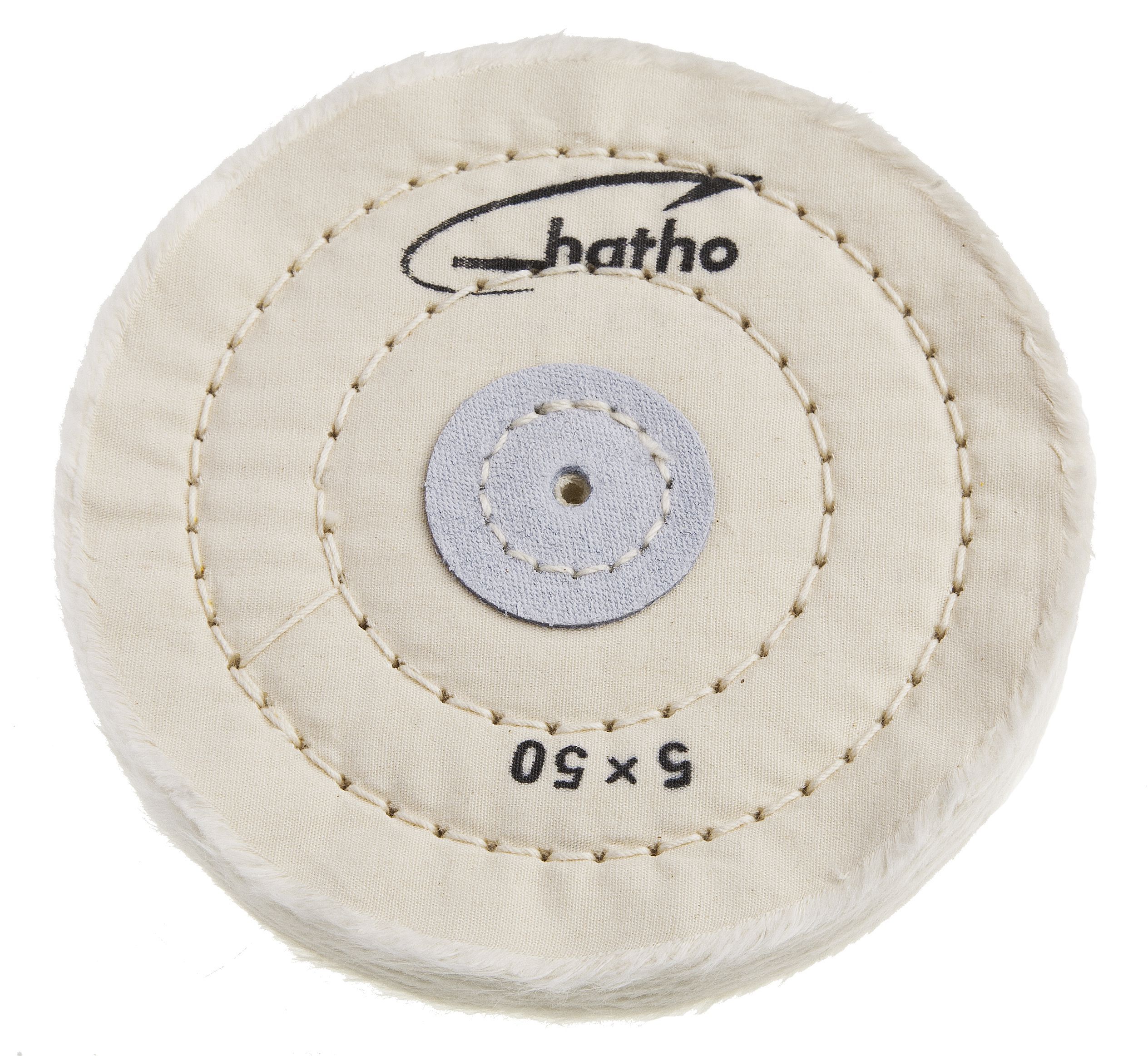 Круг муслиновый HATHO белый 5х50 (диаметр 125 мм, 50 слоев), шт