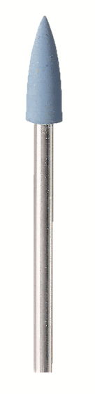Резинка силиконовая EVE H2f с держателем (голубая мягкая) конус, 4,5*12 мм, шт