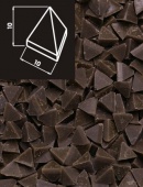 Наполнитель для галтования  AVALON 01РР10 - пирамида пластиковая черная (10х10х10 мм), кг