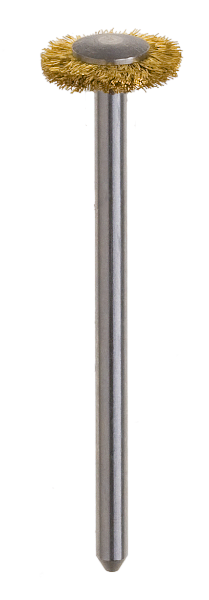 Крацовка латунная HATHO 142 10 РР (диаметр проволоки 0,08 мм) с держателем, шт