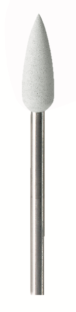 Резинка силиконовая EVE H1 с держателем (белая грубая) пуля, 5,5*15 мм, шт