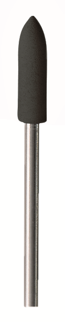 Резинка силиконовая EVE H4m с держателем (черная средняя) штифт, 5*16 мм, шт