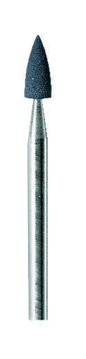 Резинка силиконовая EVE 611 с держателем (темно-серая средняя) пуля, 3*7,5 мм,шт