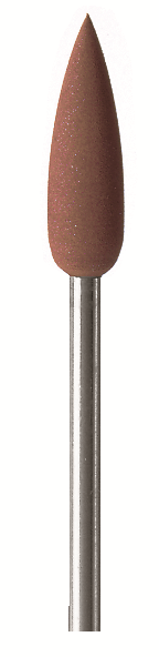Резинка силиконовая EVE 706 с держателем (коричневая матировочная) пуля, 5,5*18 мм, шт