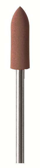 Резинка силиконовая EVE 705 с держателем (коричневая матировочная) штифт, 5*16 мм, шт