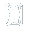ASIA корунд рубин (5) октагон 8х6, шт