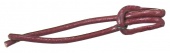 Шнурок для ювелирных изделий (кожаный) диаметр 1.5 мм,бордовый, м