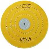 Круг муслиновый HATHO желтый 4х50 (диаметр 100 мм, 50 слоев), шт