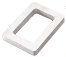 Рамка для резины алюминиевая одинарная (резинка 70х48х16 мм)