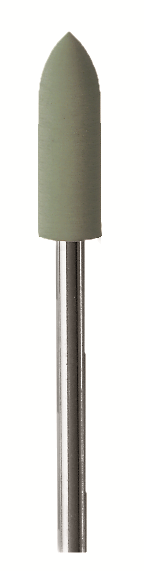 Резинка силиконовая EVE 805 с держателем (зеленая полировальная) штифт, 5*16 мм, шт