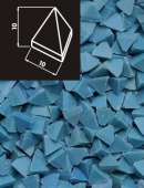 Наполнитель для галтования  AVALON 05РР10 - пирамида пластиковая синяя (10х10х10 мм)
