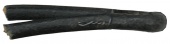 Шнурок для ювелирных изделий кожаный диаметр 4,0 мм, черный, м