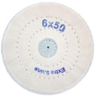 Круг муслиновый TOFF белый Extra 6х50 (диаметр 150 мм, 50 слоев), шт