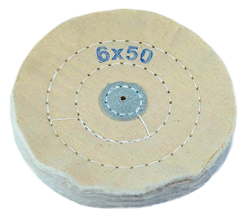 Круг муслиновый TOFF белый  6х50 (диаметр 150 мм, 50 слоев),шт