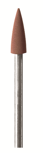 Резинка силиконовая EVE 704 с держателем (коричневая матировочная) конус, 4*12 мм, шт