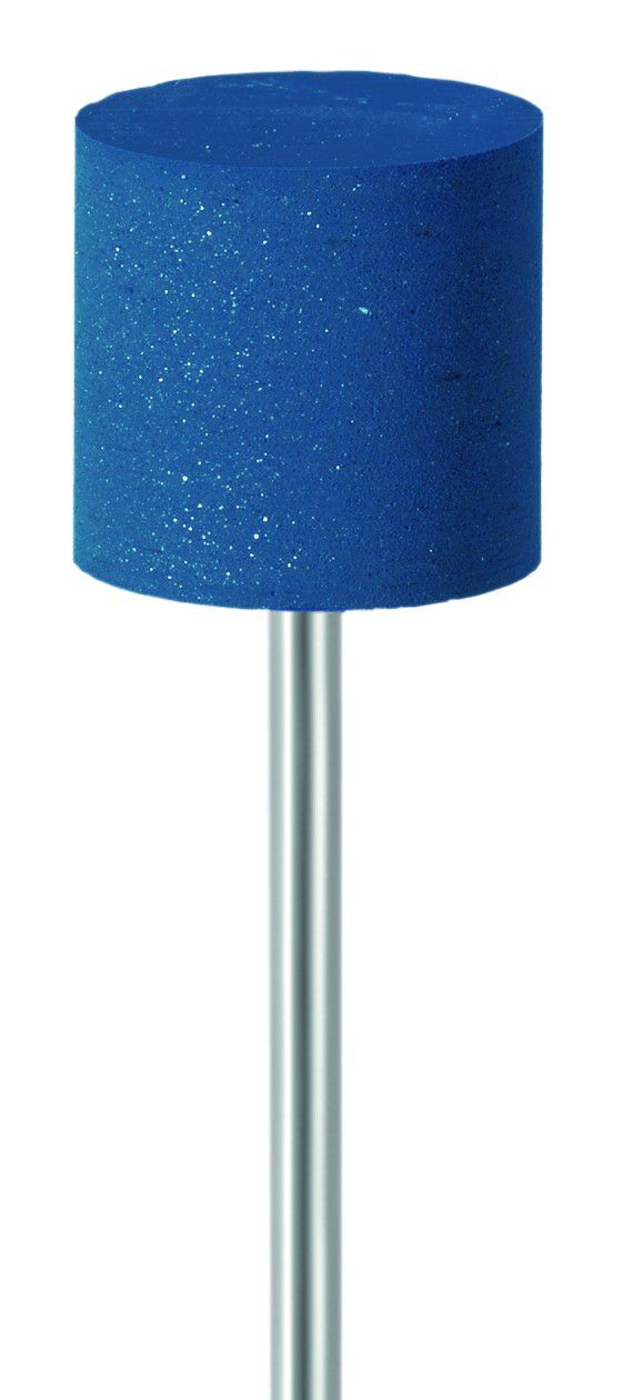 Резинка силиконовая EVE Н20BL с держателем (синяя шлифовальная) цилиндр, 14*12 мм, шт