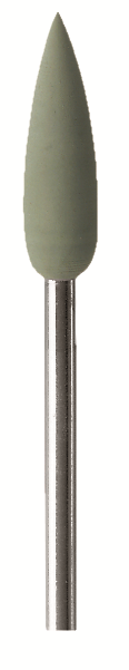 Резинка силиконовая EVE 806 с держателем (зеленая полировальная) пуля, 5,5*18 мм, шт
